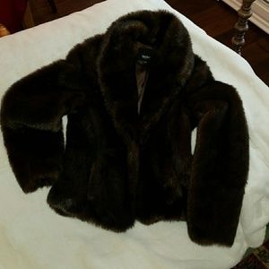 Faux fur jacket